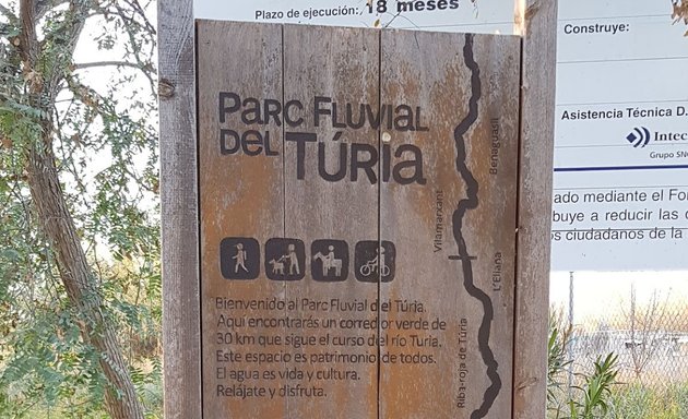 Foto de Inicio de la ruta del parque fluvial del Turia