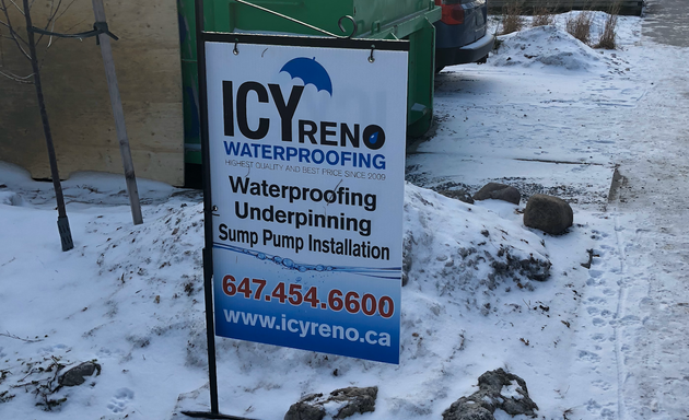 Photo of ICYReno waterproofing Toronto