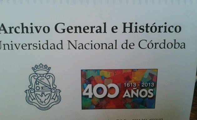 Foto de Archivo General e Histórico - UNC