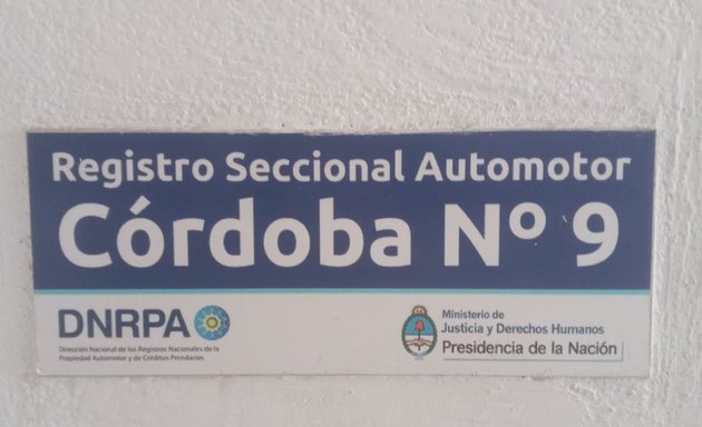 Foto de Registro del Automotor Córdoba N° 9
