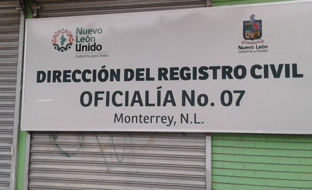 Foto de Oficialia 7del Registro Civil de Monterrey ,Nuevo León.