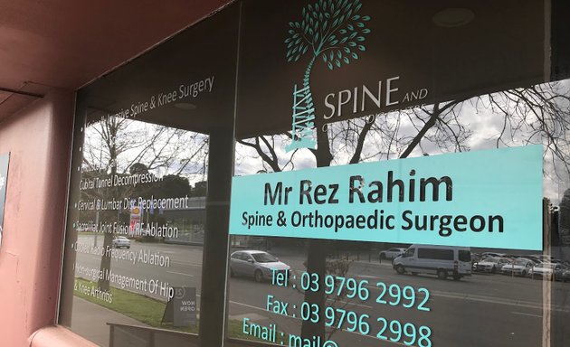 Photo of Mr. Rez Rahim - Orthopaedic Spine Surgeon