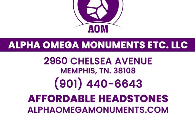 Photo of Alpha Omega Monuments Etc.