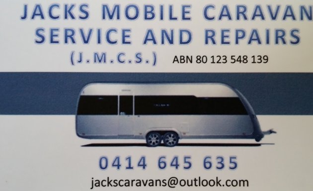 Photo of caravan repairs.Jacks mobile caravan service and repairs