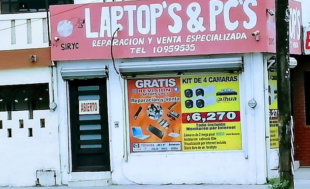 Foto de Reparación de Laptops,Camaras de Seguridad por internet(SIRYC)