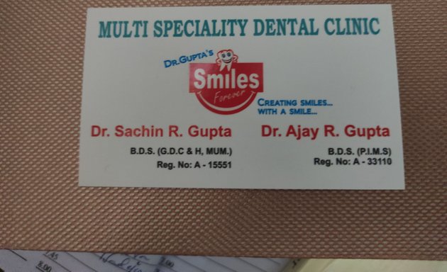 Photo of Dr. Gupta's Smiles Forever Multi-speciality Dental Care Clinic