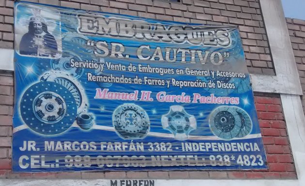 Foto de Embragues " sr. Cautivo''