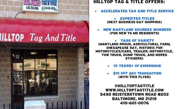 Photo of Hilltop Tag & TitleLLC