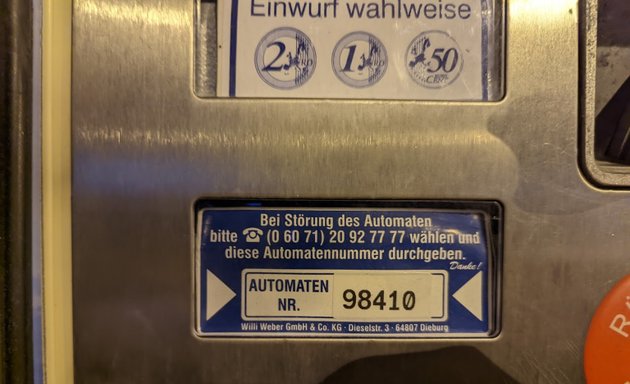 Foto von Zigarettenautomat