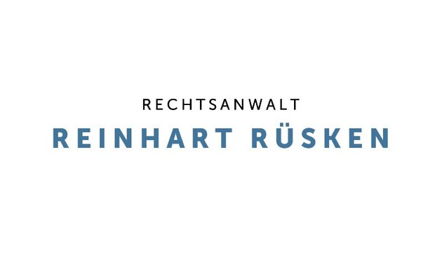 Foto von Rechtsanwalt Reinhart Rüsken