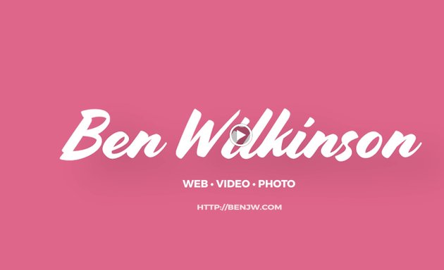 Photo of Ben Wilkinson - Video & Website Design Services