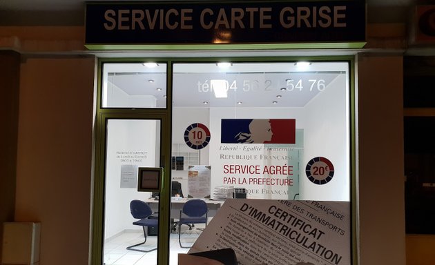Photo de Service Carte Grise