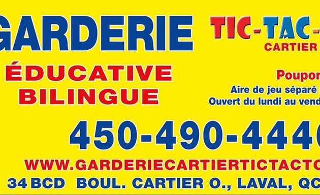 Photo of Garderie Éducative-Bilingue Tic Tac Toc Cartier