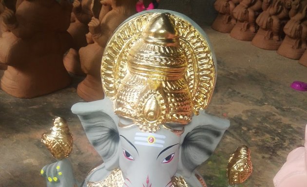 Photo of Ganesha and Gowri idol works