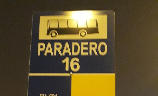 Foto de Paradero 16 Corredor Amarillo (troncal 107)