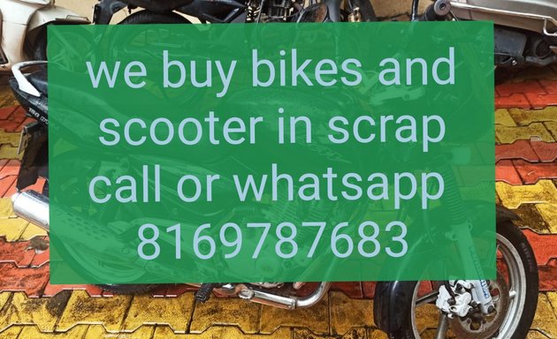 Photo of Scrap bikes and scooters
