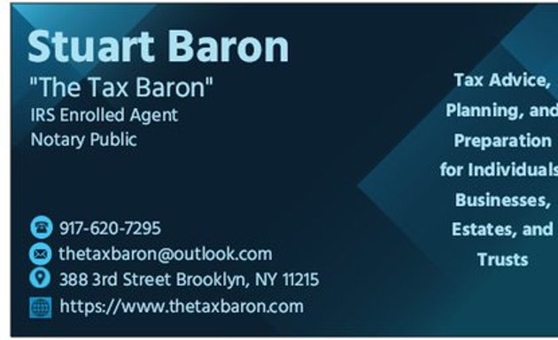 Photo of Stuart Baron EA - The Tax Baron