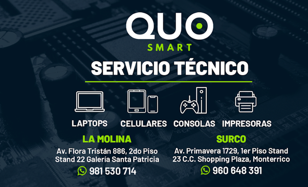 Foto de QUO Smart - Servicio Técnico Laptops y Celulares