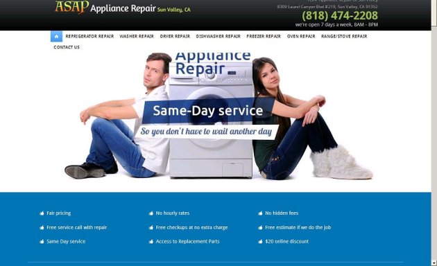 Photo of ASAP Appliance Repair of Sun Valley