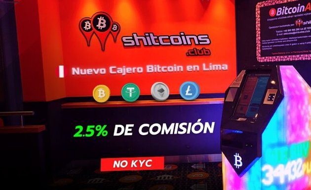 Foto de Bitcoin ATM - Cajero Bitcoin en Lima - Shitcoins.club
