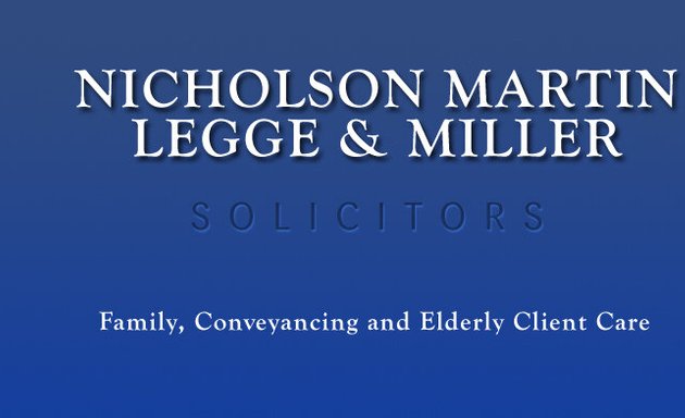 Photo of Nicholson Martin Legge & Miller Solicitors
