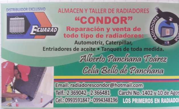 Foto de Almacen Y Taller Radiadores Condor