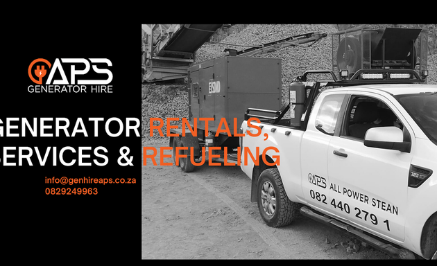 Photo of aps Generator Hire