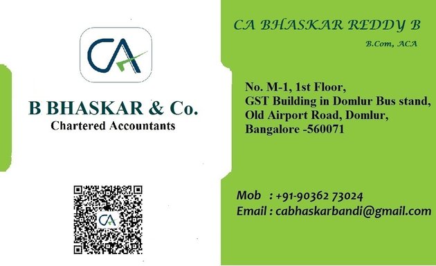 Photo of b Bhaskar & co, Chartered Accountants