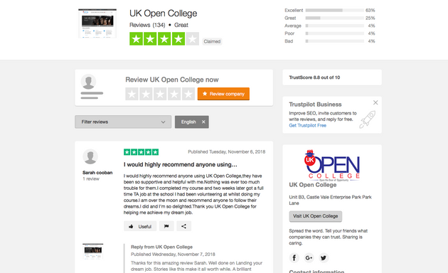 Photo of UK Open College Ltd