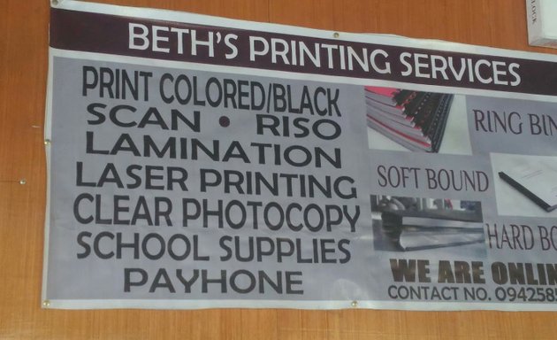 Photo of Beth's Printing Services