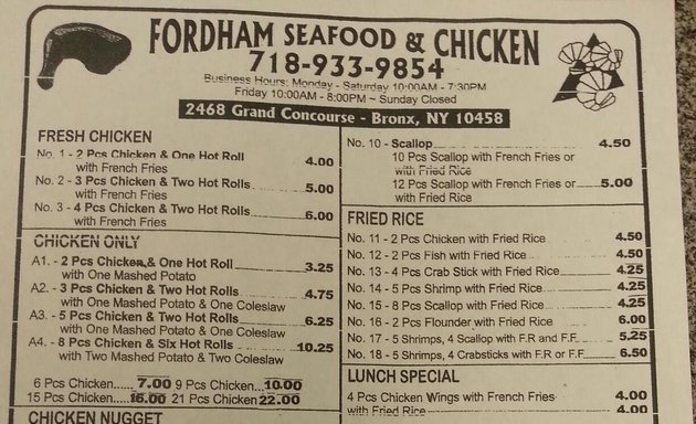 Photo of Fordham Fried Seafood & Chicken