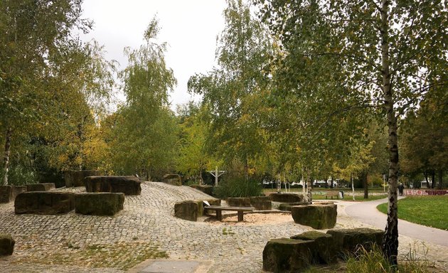 Foto von Wasserspielplatz