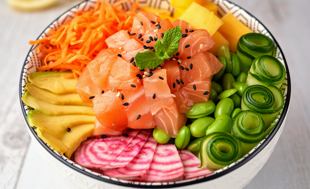 Photo de Fancy sushi roll