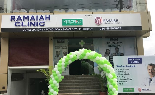 Photo of Ramaiah Clinic ( A unit of Metropolis Lab and Ramaiah Memorial Hospital)
