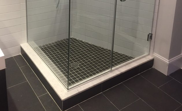 Photo of Frameless Shower Doors enclosure, sliding doors