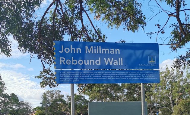 Photo of John Millman Rebound Wall