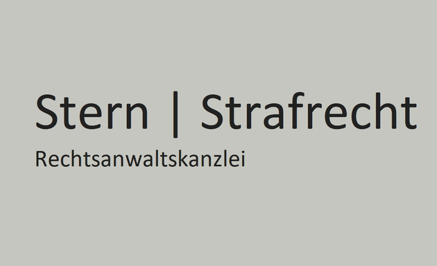 Foto von Stern Strafrecht Rechtsanwaltskanzlei