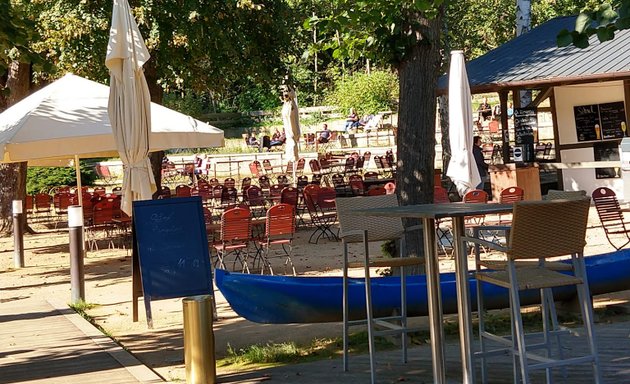 Foto von Biergarten auf der Söhnel Werft