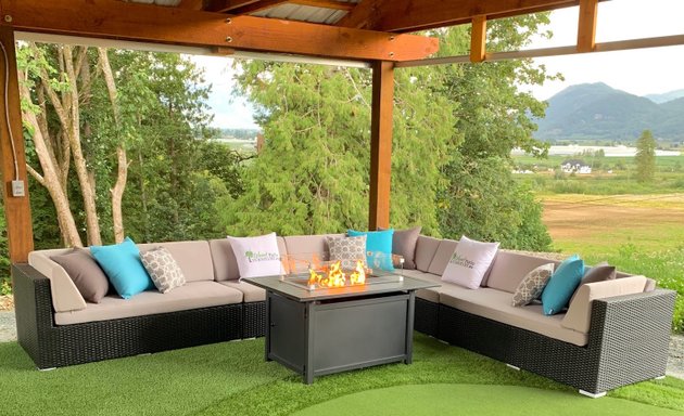 Photo of island patio furniture