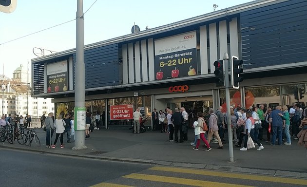 Foto von Coop Supermarkt Zürich Bahnhofbrücke