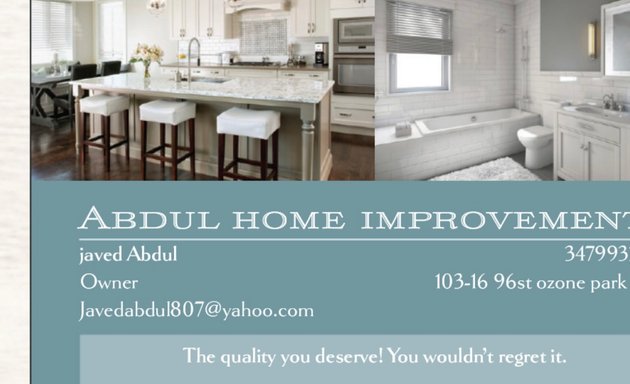 Photo of Abdul home improvements
