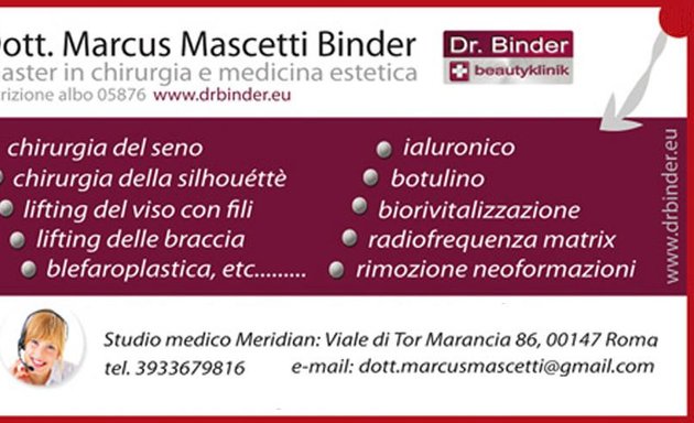 foto Studio di Medicina Estetica Meridian del dott. Marcus Mascetti