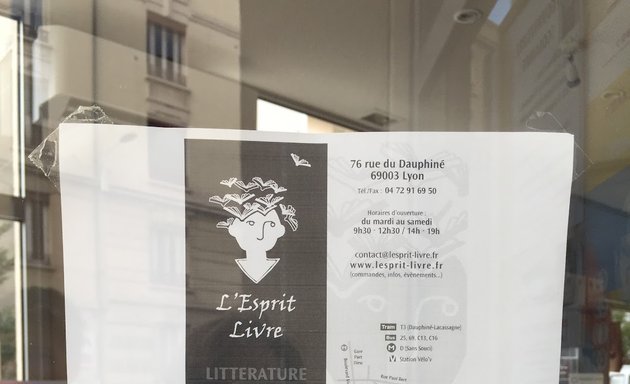 Photo de Librairie L'Esprit Livre