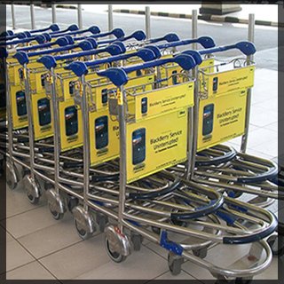Photo of Airport Trolley Advertising