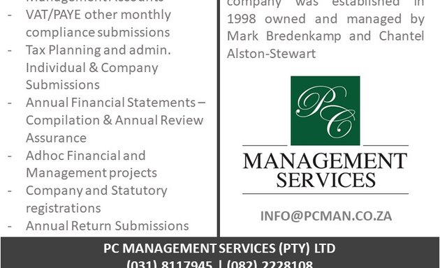 Photo of pc Management Services (pty) ltd