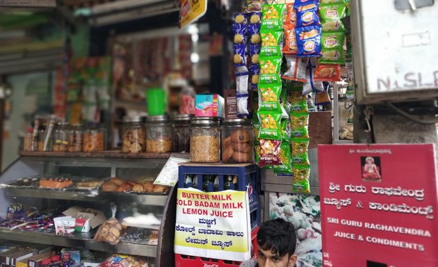 Photo of Guru Raghavendra juice and condiments