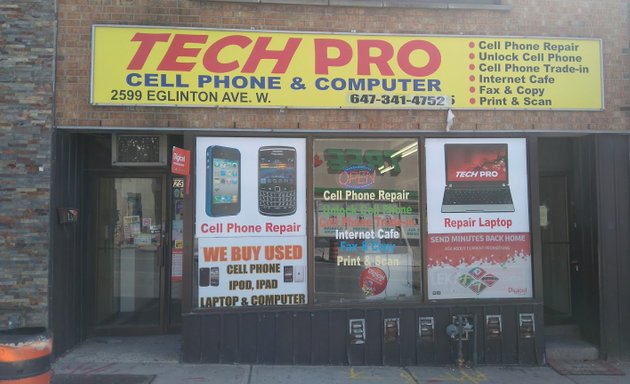 Photo of Tech Pro Computer and Cell Phone
