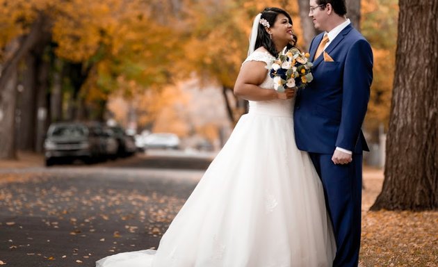 Photo of Reflection- Edmonton Wedding Photographer