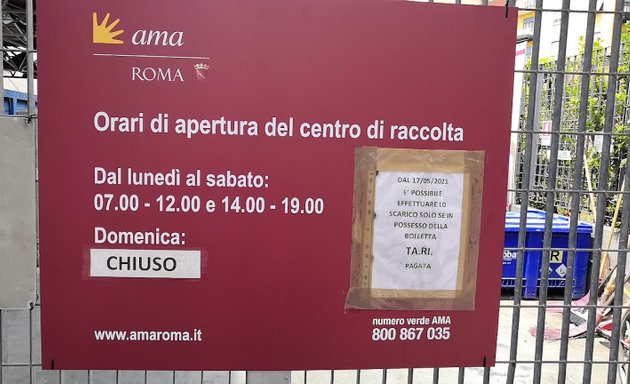 foto AMA - Centro di Raccolta Cinecittà