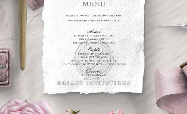 Photo of Giant Invitations